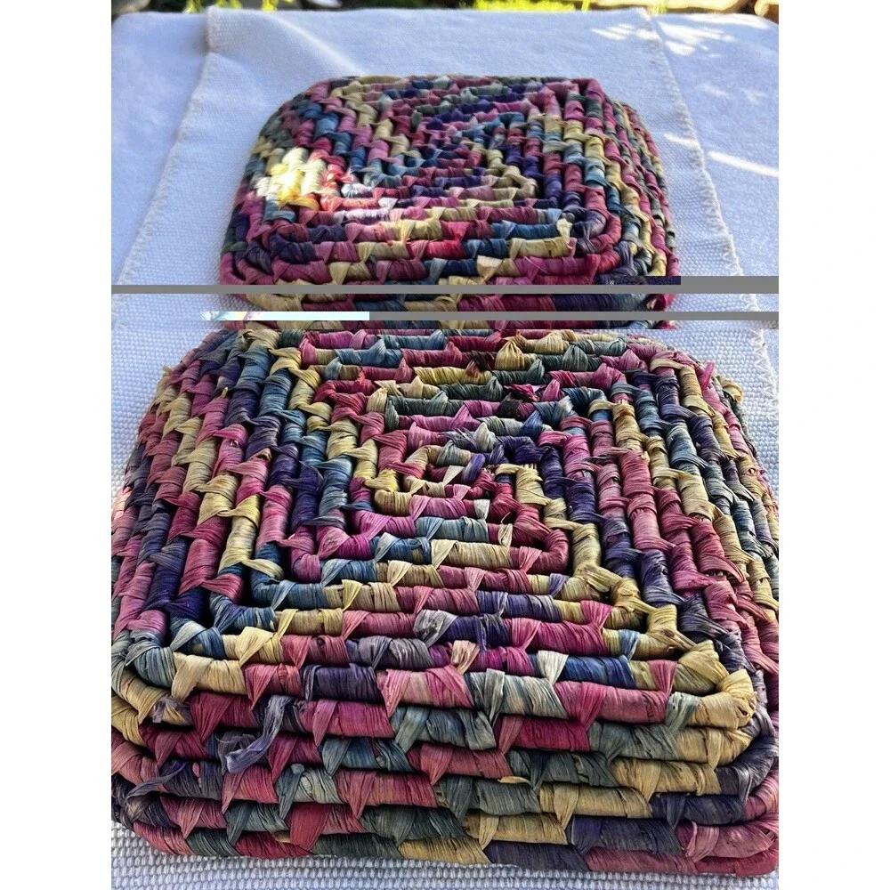 Artisan vintage handwoven